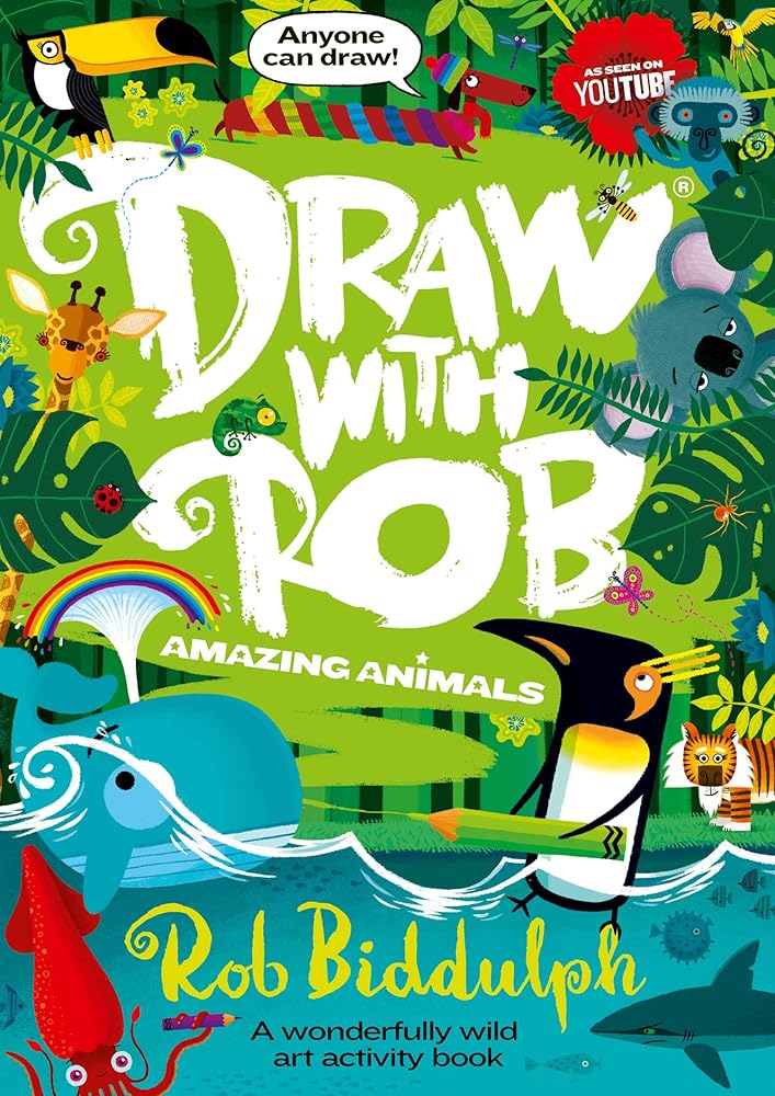 Draw With Rob: Amazing Animals cover image