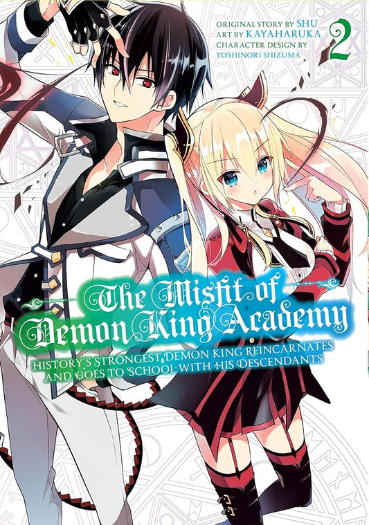 The Misfit of Demon King Academy 02: History's Strongest Demon King Reincarnates and Goes to School with His Descendants (The Misfit of Demon King ... and Goes to School with His Descendants) cover image
