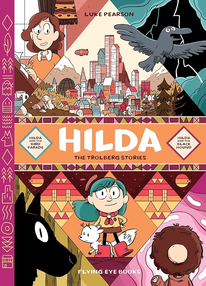 Hilda: The Trolberg Stories: Hilda and the Bird Parade / Hilda and the Black Hound (Hildafolk) cover image