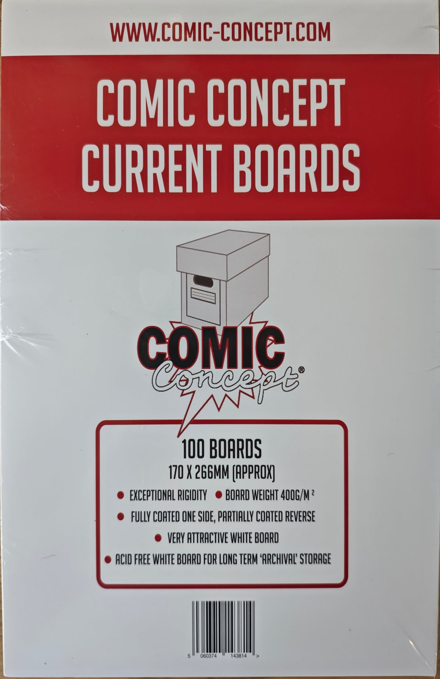 Comic Boards Current Size (100)