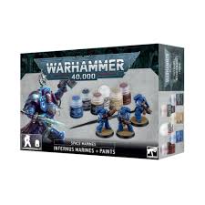 Warhammer 40k: Infernus Marines + Paints
