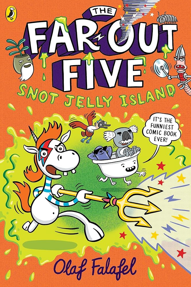 The Far-Out Five: Snot Jelly Island: A hilarious graphic novel from stand up comedian Olaf Falafel cover image