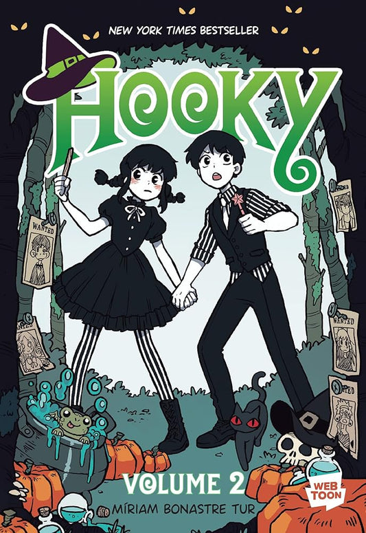 Hooky Volume 2: A Graphic Novel – A New York Times Bestselling Middle Grade Fantasy About Witches and Good vs Evil for Kids (Ages 8-12) cover image