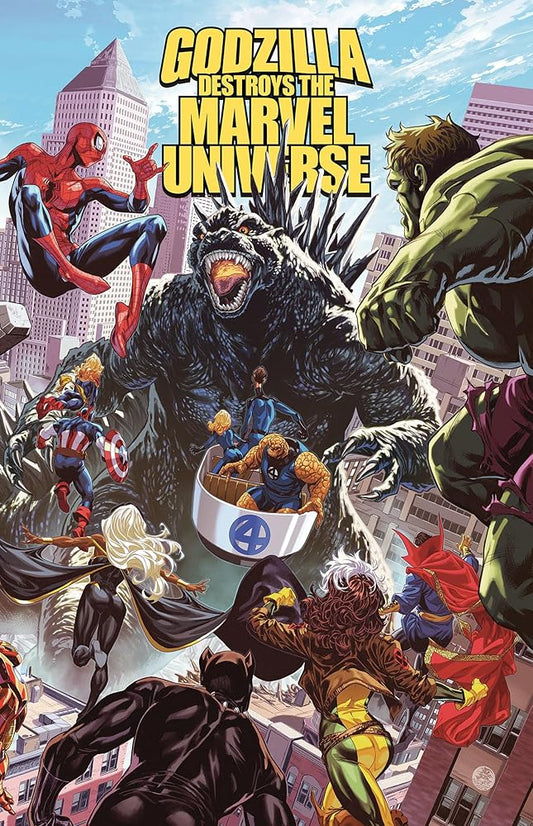 Godzilla Destroys the Marvel Universe cover image