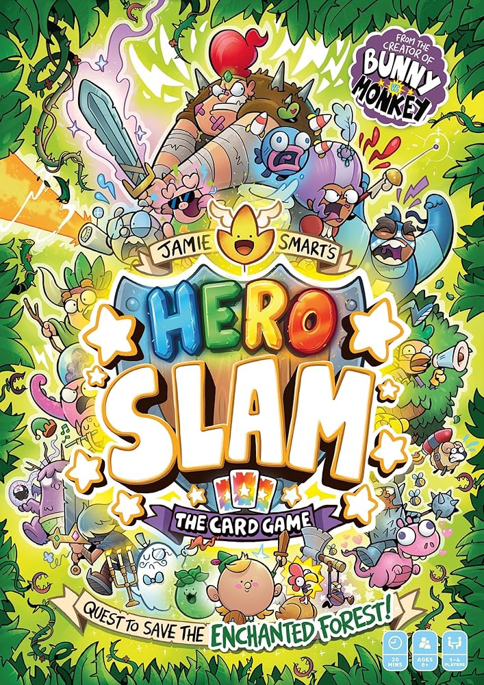 Jamie Smart s Hero Slam: The brand new card game from the no 1 bestselling creator of Bunny vs Monkey cover image