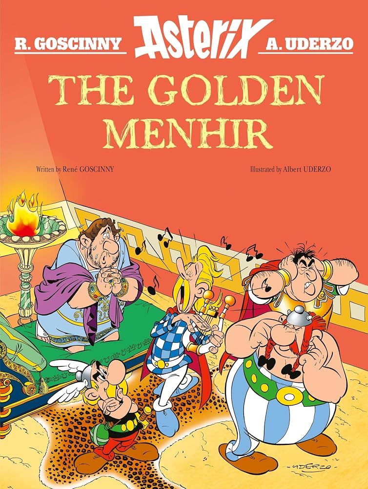 The Golden Menhir: An Illustrated Asterix Album cover image