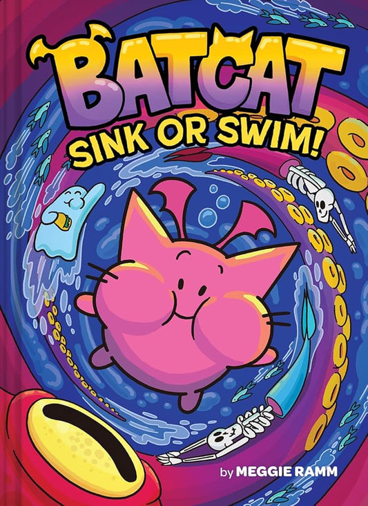 Sink or Swim! (Batcat Book #2): A Graphic Novel (Volume 2) (Batcat, 2) cover image