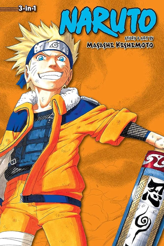 Naruto (3-in-1 Edition), Vol. 4: Includes vols. 10, 11 & 12 (Volume 4) cover image