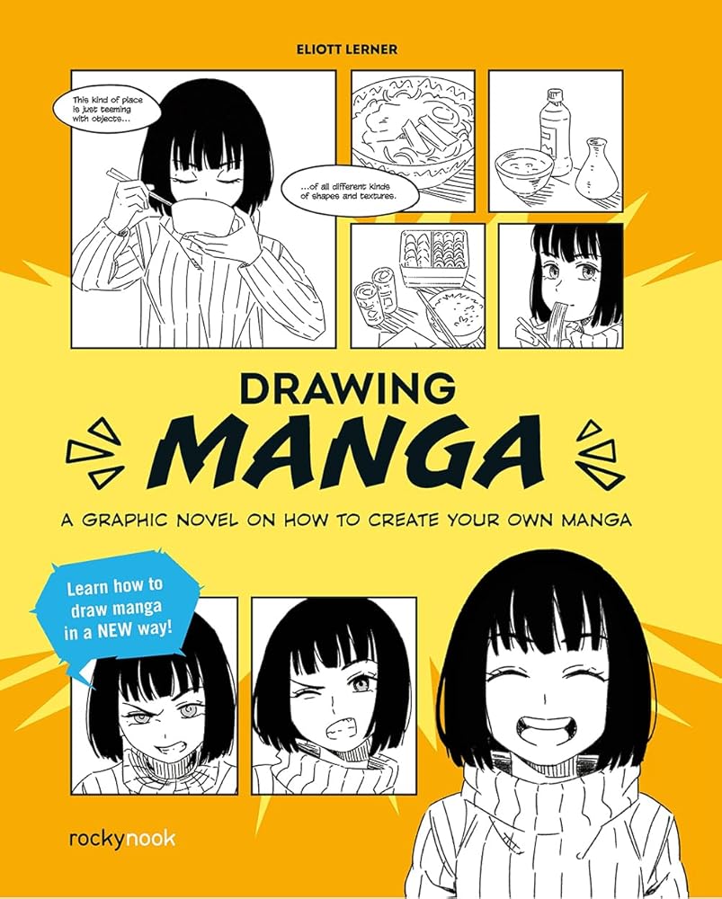Drawing Manga: A Graphic Novel on How to Create Your Own Manga cover image