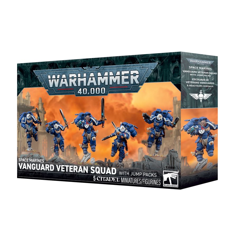 Warhammer 40k: Space Marines: Vanguard Veterans with Jump Packs