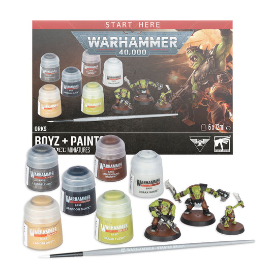Warhammer 40k: Ork Boyz & Paints
